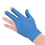FUUGlan Mehrfarbige Billardhandschuhe mit drei Fingern, für Damen und Herren, für Links- und Rechtshänder, Winterhandschuhe für Herren