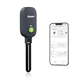 Xtsuen Feuchtigkeitsmessgerät Pflanzen,Bodenmessgerät,Kabelloser Bluetooth Bodenfeuchtesensor,2 in1 Boden-Feuchtigkeitsmesser,Garten Rasen Topfpflanzen Pflege