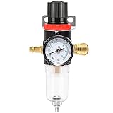 Wasserabscheider,Kompressor druckregler,Druckregler Pneumatische,Druckluft Für Kompressor,Druckluft,Druckminderer mit Manometer,Druckluft mit Manometer,Druckminderer,Druckluft-Wasserabscheider (B)