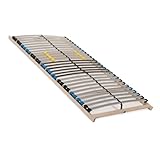 Sleepneo Lattenrost 140x200 cm - 28 Latten 7-Zonen Lattenrost Traglast ca. 150 Kg Birkenschichtholz Selbstmontage Made in Germany