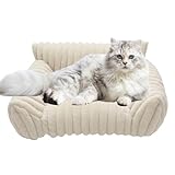 Imtrub Katzen Sofa Bett - Kuschelige Haustier Couch,Waschbares Katzen Und Hundesofa Für Wohnzimmer Schlafzimmer Zuhause Reise Bequemes Tierbett