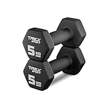 TREX SPORT Neopren Hanteln Set | Kurzhanteln 2er Set 4kg-20kg | Hanteln Frauen & Männer Set (2 x 5 kg)