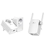 TP-Link Powerline Adapter Set TL-PA7017P KIT & RE305 AC1200 WLAN Repeater