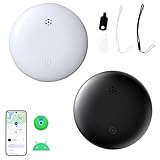 ZOYDP 2 Stück GPS Tracker SchlüSselanhäNge (Nur IOS), IP67 Wasserdicht und Austauschbarer Batterie, GPS Tracker Koffer, GPS-Tracker, Koffer Tracker für Schlüssel, Fahrrad, Hund, Kinder, GeldböRsen