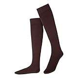 ITEM m6 - Kniestrümpfe mit Kompression für Damen, Thermo, 100 DEN, 39-41, 'COSY WINTER KNEE HIGH SOCKS CONSCIOUS, Braun