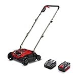 Einhell Akku-Vertikutierer-Lüfter GC-SC 18/28 DS Li Power X-Change (18 V, 28 cm Arbeitsbreite, Messerwalze mit 12 Messer, Double-Slot-Funktion, inkl. 4,0 Ah Akku & Ladegerät)