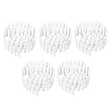 VINTORKY 5 Stück Weißer Staketenzaun für Feengärten Bonsai und Puppenhäuser Dekorative Umrandung für Diy Projekte und Pflanzenarrangements