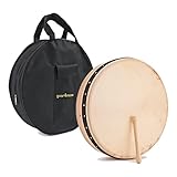 Gear4music Bodhran 18 Zoll - Irische Rahmentrommel mit Tasche und Schlägel