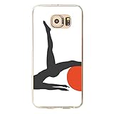 Rfuyho Yoga Galaxy S6 Edge Hülle, S6 Edge Hülle, Slim Case Cover - Ultimativer Schutz für Samsung Galaxy S6 Edge