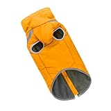 Alasum 1 Stück Hundemantel Outdoor Hundekleidung aus Dicker und Atmungsaktiv für Große Ingwerfarben Schützt Nässe und Kälte