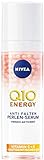 NIVEA Q10 ENERGY Anti-Falten Perlen-Serum (30 ml), Gesichtsserum mit 100% hautidentischem Q10, Vitamin C und Vitamin E, Serum für strahlendere und gestraffere Haut