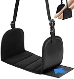 M MOACC Flugzeug Fußstütze Fuß Hängematte, Fußstütze aus Premium Memory Foam, tragbare verstellbare Flugzeug Beinauflage, nicht kollidieren Fußstütze bietet Entspannung und Komfort