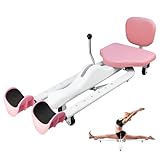 Spagattrainer, Beinspreizer, Spagat Maschine, 128–168 cm Verstellbar, 0–180° Stretching Spagat Trainer für Fitness, Tanz, Yoga