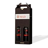 Weingut MAD Wein-Geschenk-Set 'Herztröpferl' | 2x Rot-Wein halbtrocken I Geschenke für Wein-Liebhaber | Wein-Geschenke für Frauen & Männer | Wein-Präsent