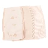 VICASKY 6 Stück Teiliges Nabelbänder aus Hautfreundlicher Baumwolle Weiche und Atmungsaktive Bauchgürtel für Junge Mädchen Wiederverwendbare Nabelpflege bänder Bequem und Wärmend für