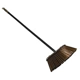 Healvian Hochleistungs Besen mit 95cm Edelstahl Stiel Abnehmbar Harter Besen für Innen und Außenbereiche Wie Küche Terrasse und Garage