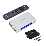 ZowieREC 4K HDMI-Recorder + AV/RCA-zu-HDMI-Konverter-Bundle | Premium-Aluminiumgehäuse, Design zur Wärmeableitung | Digitalisiert VHS, DVD, Spielkonsolen und Camcorder in Digitale Formate