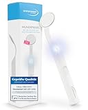 ORAL-PREVENT DR. THOMSEN Mundspiegel mit LED-Licht - Dentalspiegel für bessere Zahnpflege - Anti-Fog-Beschichtung - Klein
