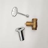 1/2 Verriegelungsregelventil Gas Feuerbecken, geeignet für DIY Feuerprojekte und Außenkamine