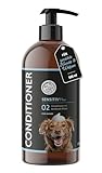 Annimally Sensitiv Plus Conditioner - Natürliche pflegende SpüLung für Sensible Hunde & Welpen, Seidiges Fell mit Sheabutter, ph-neutral, ohne Silikone, Parabene & künstliche Duftstoffe - 500 ml