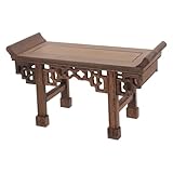 Homoyoyo Holz blumensäule Rechteckig Stabiles Handgefertigtes Pflanzenpodest Glatte Oberfläche Robuster Pflanzenständer für Vasen und Blumentöpfe Vielseitige Dekoration für Wohnzimmer und