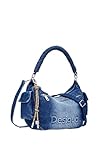 Desigual Damen 25SAXD28 Bag_Half Logo, Blue