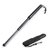 BOSSETY Wanderstöcke Trekkingstöcke Walking Stöcke, Faltbar, Verstellbar, Teleskop, Leicht, für Damen und Herren mit Handschlaufe und Tasche, Verlängerung 63,5 cm, Kontraktion 26,5 cm