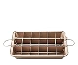 Brownieform, Brot- und Kuchenform, Backformen, Antihaft-Backformen, quadratische Gitterform for Schokoladendesserts, Küche