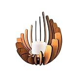 Teelichthalter Holz - Holz Kerzenhalter - Vintage-Teelichthalter Für Halloween | Aromatherapie Kerzenleuchter Für Tischdekoration, Hochzeit & Zuhause | Rustikales Wohnaccessoire, Festlichkeiten