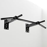 Bad Company Klimmzugstange Wandmontage bis 350 kg belastbar - Klimmzug Stange Wand inkl. Anleitung und Befestigungsmaterial - Für Fitness Zuhause oder Gym - BCA-45
