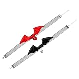 TOYANDONA 2 Stück Verstellbares Katzenhalsband mit Glöckchen Teiliges Halloween mit Bat Wing Design Komfortabel und Atmungsaktiv Sicherer Breakaway Verschluss Geeignet für Kätzchen und