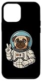 Niedlicher Mops Astronaut Space Explorer Art Hülle für iPhone 12 mini