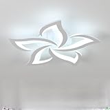 Comely Deckenlampe Led, Deckenleuchte Dimmbar, 40W 4200LM 3000k-6500k Mit Fernbedienung/APP, Moderne Deckenlampe für Wohnzimmer, Schlafzimmer, Kinderzimmer