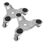 Ipetboom 2 Stück Schwerlast Möbel Transportroller mit Flexiblen Lenkrollen Möbelroller aus Carbonstahl Tragkraft Multifunktional für Einfache Möbelverlagerung Allen Böden