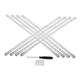 ZUNOXAZ 1 Satz Brotbogenmesser Bogenmesserklingen Zubehör zum Brotschneiden Edelstahlklinge Brotsäge Bogen-Brotmesser-Klingenabdeckung Brotmesser für selbstgebackenes Brot Plastik Silber