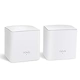 Tenda MW5G 2 Pack - Whole Home Mesh WiFi System Zweibereich-Gigabit-Router AC1200 Ersatz für intelligente Zuhause, arbeitet mit Amazon Alexa zur Abdeckung von 2500 Quadratfehlen