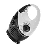 NUOBESTY Wasserdichtes Duschradio Tragbares Badezimmer Radio mit Integriertem Lautsprecher Kompaktem Design Retro Look für Musikgenuss Beim
