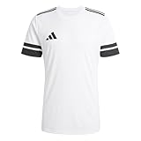 adidas Herren SQUADRA25 Jersey Short Sleeve, White/Black, L