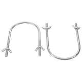 UTHCLO 2 Stück U Förmiger Heizkörper Rollenhaken aus Robustem Material für Ölradiatoren und Elektroheizungen Zubehör für Mobile Heizkörperrollen zur Flexiblen Nutzung im Wohn und