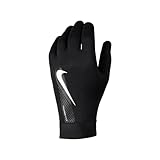 Nike Unisex Soccer Gloves Academy Therma-Fit, Black/Black/White, DQ6071-010, M