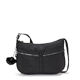 Kipling Izellah Umhängetasche für Damen, Black Noir, 12.25' L X 9.25' H X 5' D