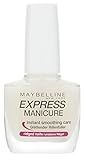 Maybelline New York Make-Up Nailpolish Express Manicure Nagellack Rillenfüller/Base Coat Nagellack für glatte Nägel, 1 x 10 ml