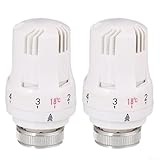 Heizungssteuerung, vereinfachtes Doppelpack M30 x 1 5 Thermostatköpfe, passend für die meisten kompakten Modelle