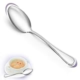 Löffel 24 Stück, Gifcomda Edelstah Suppenlöffel Set, Exquisit Spiegelpoliert Tafellöffel/Suppenlöffel/Esslöffel für Zuhause Restaurant Partei, Spülmaschinenfest（20cm）