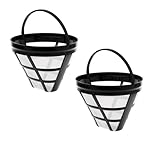 2 Stück Kaffeefilter Dauer-Kaffeefilter Größe 4, Wiederverwendbar Dauerfilte, Kaffee Filter Mesh Korb, Wiederverwendbarer Filter, Filter Tasse Wird Zur Filtration Von Kaffee Und Tee Verwendet