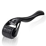 URAQT Beard Roller 0.5 mm, Dermaroller, Bartroller Bartwuchs, Microneedling Roller für Gesicht und Körper, Nadelroller Bart Roller für Gesichtshautpflege, Anti-Aging, Anti-Falten, Narbenentfernung