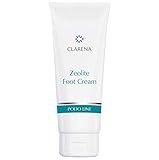 Clarena - Zeolite Fußcreme Zeolite Foot Cream - Balsam zur Pflege verhornter und rissiger Fußhaut - Kosmetik für Diabetiker - Fördert die Regeneration der Haut - 100-ml-Tube