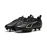 PUMA Ultra 6 Play Fg/Ag Jr Fussballschuh, Black Fizzy Light Green Terrain, 33.5 EU