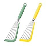 Pfannenwender Set Silikon Hitzebeständig 3 Pack Spatel Küchenhelfer Set Antihaft Silikonspatel set zum Kochen Backen Profi Küchenutensilien - Spülmaschinengeeignet flexibler Pfannenwender