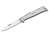 Otter 01OT077 Unisex – Erwachsene Mercator-Messer Edelstahl Clip Taschenmesser, Silber, 20,0 cm